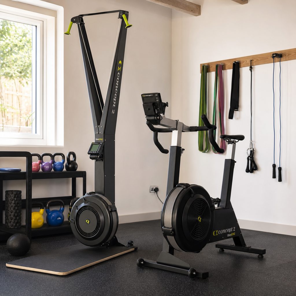 Air resistance rises with effort: on both machines, the fan gives you immediate feedback without relying on a subscription-led resistance system.