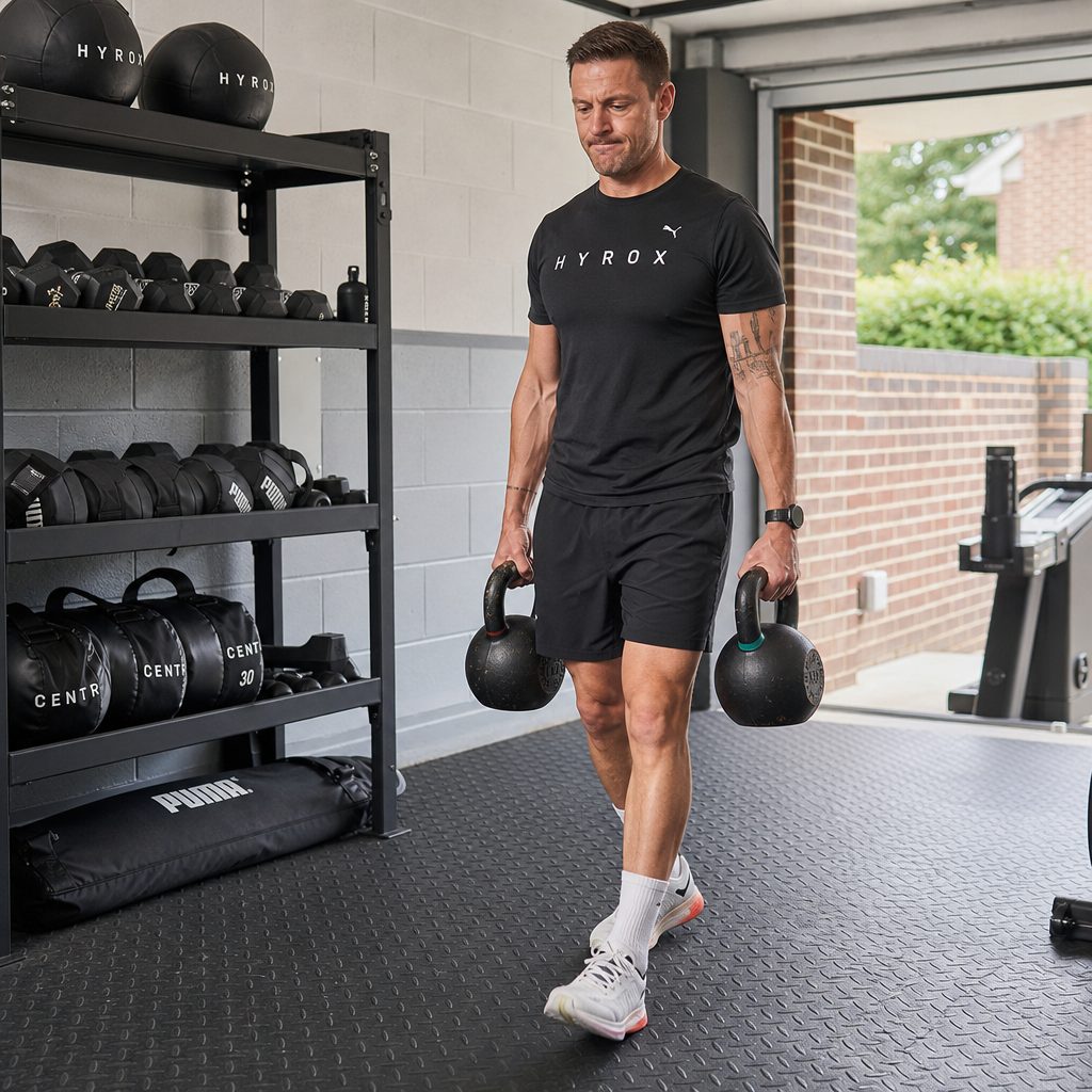 Carries look simple until grip, posture and breathing have all been challenged at once; a clear turn point helps make garage practice consistent.