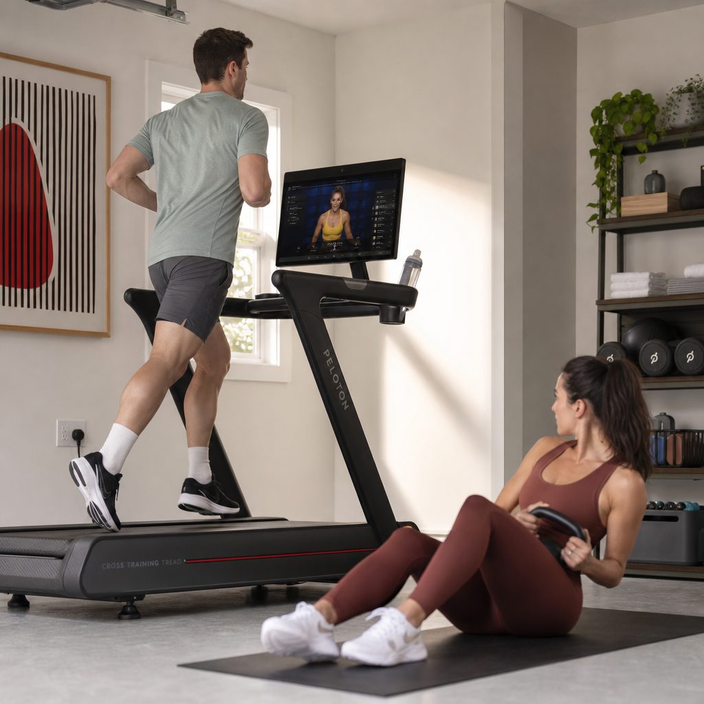The Cross Training Tread made most sense as a permanent home-training station for runners who would genuinely use both the belt and the rotated display.