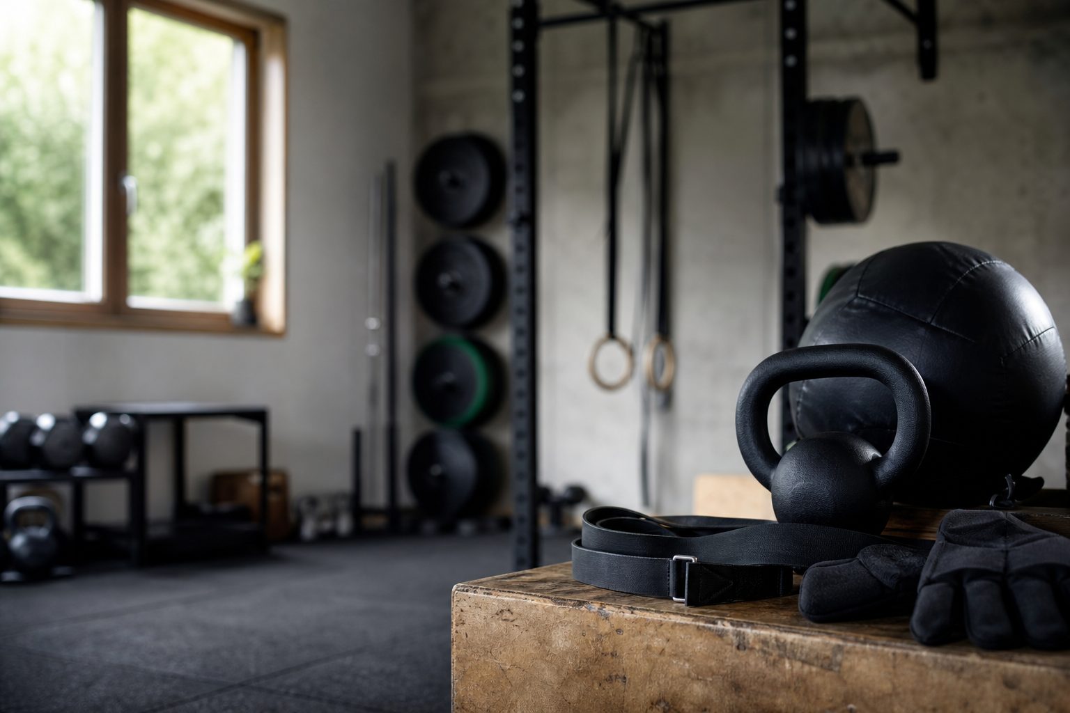 A HYROX race combines repeated one-kilometre runs with eight fixed functional fitness stations, so home training needs both engine work and sensible strength preparation.